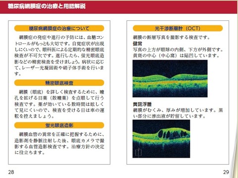 糖尿病眼手帳３